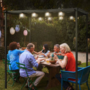 Aluminium Pergola Outdoor Garden Gazebos Summer Gazebo Large Canopy Patio Awning