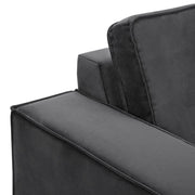 Dusk Brooklyn Ink Velvet Loveseat RRP £660