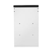 Hallway Shoe Cabinet Bench White Black PU Cushion Padded Seat Storage Shoe Rack