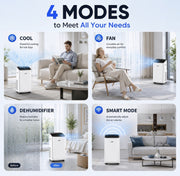 AUX 3-in-1 Mobile Air Conditioner 12000 BTU Window Kit Included Non Inverter🚚💨