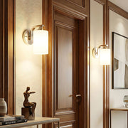 Minimalist Milk Glass Wall Light Lamp Body E27 Lamps Holder Wall Mounted Lights