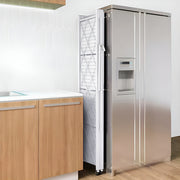 5 Tier Foldable Kitchen Metal Rack Warehouse Storage Shelving Unit With Wheels