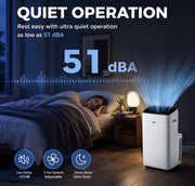 AUX 3-in-1 Mobile Air Conditioner 12000 BTU Window Kit Included Non Inverter🚚💨