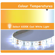 Illuminated Bathroom Mirror With LED light Bluetooth Shaver Socket Demister