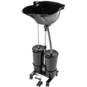 Portable Hairdressing Backwash Mobile Shampoo Basin Sink Salon Wash Hair Bowl UK