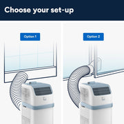 De'Longhi Pinguino Portable Air Conditioner 8300 BTU ES72 Remote 2.1kW White