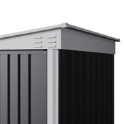 4 x 6FT Metal Garden Shed Outdoor Storage House Tool Sheds with Door and Vents