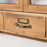 Wooden Glass Wall Cabinet