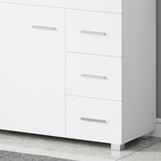Under Sink Cabinet Bathroom Basin Unit Cupboard Storage Furniture & Shelf White