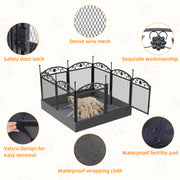 Heavy Duty Dog Puppy Play Pen w/ Floor Mat Pet Enclosure Exercise Playpen Large