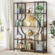 Tribesigns 5-Tier Bookshelf, Freestanding Tall Bookcases Display Shelf Storage