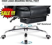 Executive Office Chair Massage Computer Desk Chair Swivel Recliner Gaming Chair