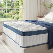 Double Mattress 135cm x190cm, 25cm Deep Memory Foam & Pocket Spring Mattress