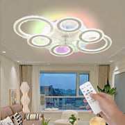 Smart Ceiling Fan with Lights Reversible Dimmable LED Ceiling Light Fan & Remote