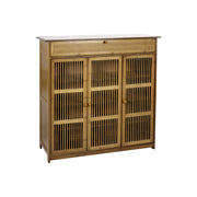 Bamboo Shoe Cabinet with Doors Shoe Rack Living Room Entryway Closet Organizers