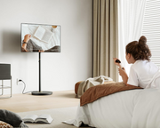 FITUEYES TV Floor Stand for 24-48 Inch Minimalism Corner TV Stand Tall Modern
