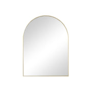 Gold Arched Wall Mirror 80cm x 60cm wall hanging gold decor thin framed
