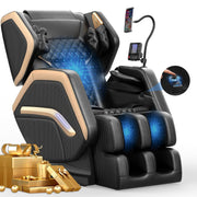 2026 full body heat massage chair 14 rollers 8 airbags bluetooth & phone speaker