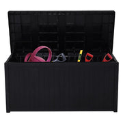 Large Outdoor Storage Box Garden Patio Plastic Chest Lid Container Multibox Shed