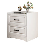 Modern Bedside Table Drawer Cabinet Bedroom Furniture Storage Nightstand White