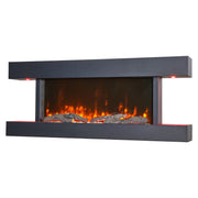 2kw Wall Mounted Electric Fireplace Fire Suite with 12 Colours LED Flame Effect
