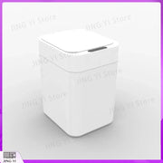 20L Smart Trash Can Automatic Sealing Disposable Bag Sensor Waste Bin for Kitchen Bathroom Home Robot Vacuum Compatible White