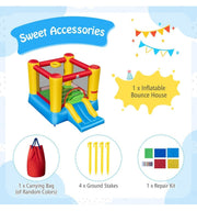 Inflatable Bounce House Kids Bouncy Castle Slide (without Blower) 1094