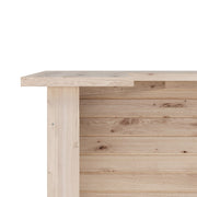 Garden Cocktail Bar Rustic Pine Wooden Home Bar Table Pub Counter Reception Desk