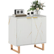 HOMCOM Sideboard, Buffet Cabinet with 2 Doors and Adjustable Shelves, White