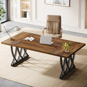 70.86'' Modern Executive Desk Rectangle Office Computer Desk Study Writing Table