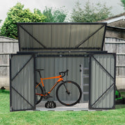 Lockable Metal Garden Patio Bin Store Bicycle Bike Tools Sheds Storage Container
