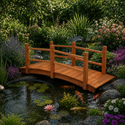Pond bridge Garden Walkway Weatherproof Easy Assembly Pond Overpass Easy Setup