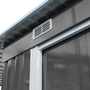 Metal Garden Shed 8 X 6, 8 X 8, 8 X 10 ft Storage Shed House with Extended Roof
