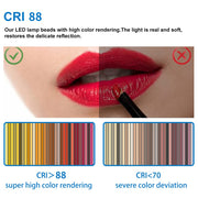 Illuminated Bathroom Mirror With LED light Bluetooth Shaver Socket Demister