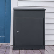 Lockable Large Parcel Delivery Drop Box Outdoor Secure Storage Letter Post Box