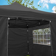 All Seasons Gazebos 3mx3m Heavy Duty Waterproof Pop up Gazebo 4 Side Walls