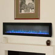 Electric Fireplace LED Wall Mount Inset 9 Flame Fire Remote Heater Stove 40 inch