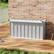 Metal Storage Sheds Waterproof Lockable Garden Deck Box Storage Container Box