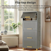 6 Tier Large Storage Drawer Unit Tower Plastic Organizer Cabinet School Home UK