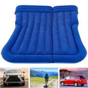2-in-1 Inflatable Air Bed SUV Car Travel Camping Mattress Back Seat with Pillow