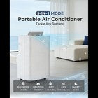 12000-12999 BTU Portable Air Conditioner w/ Heat Wi-Fi App Remote RRP £989