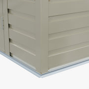 8 x 4ft Garden Storage Shed Double Door Pent Roof for Patio Backyard Bike Tool