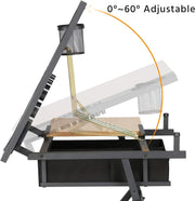 Yaheetech Art Drawing Desk Wood Drafting Table for Adults Artist Craft Tabletop