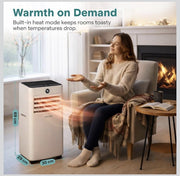 SereneLife Portable Air Conditioner 7000 BTU with Heating,Cooling, Dehumidifier