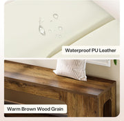 47.24'' Moden L Shaped Corner Bench with Removable Seat Cushion & 2-Tier Storage