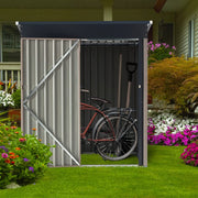 5 x 3ft Garden Lockable Bicycle Storage Bike Tool Box Shed Outdoor Garbage Bin
