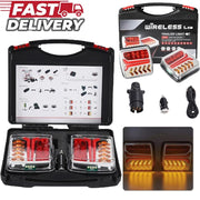 🔥Wireless Rear Trailer Lights Magnetic LED Trailer Tail Light IP65 Waterproof