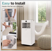 SereneLife Portable Air Conditioner 7000 BTU with Heating,Cooling, Dehumidifier