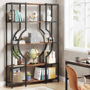 Tribesigns 5-Tier Bookshelf, Freestanding Tall Bookcases Display Shelf Storage