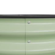 Set of 2 Metal Raised Beds Garden Elevated Planter Box for Flowers,Vegetables